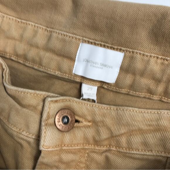 JONATHAN SIMKHAI Henley Tie Waist Pants tan - Picture 8 of 15